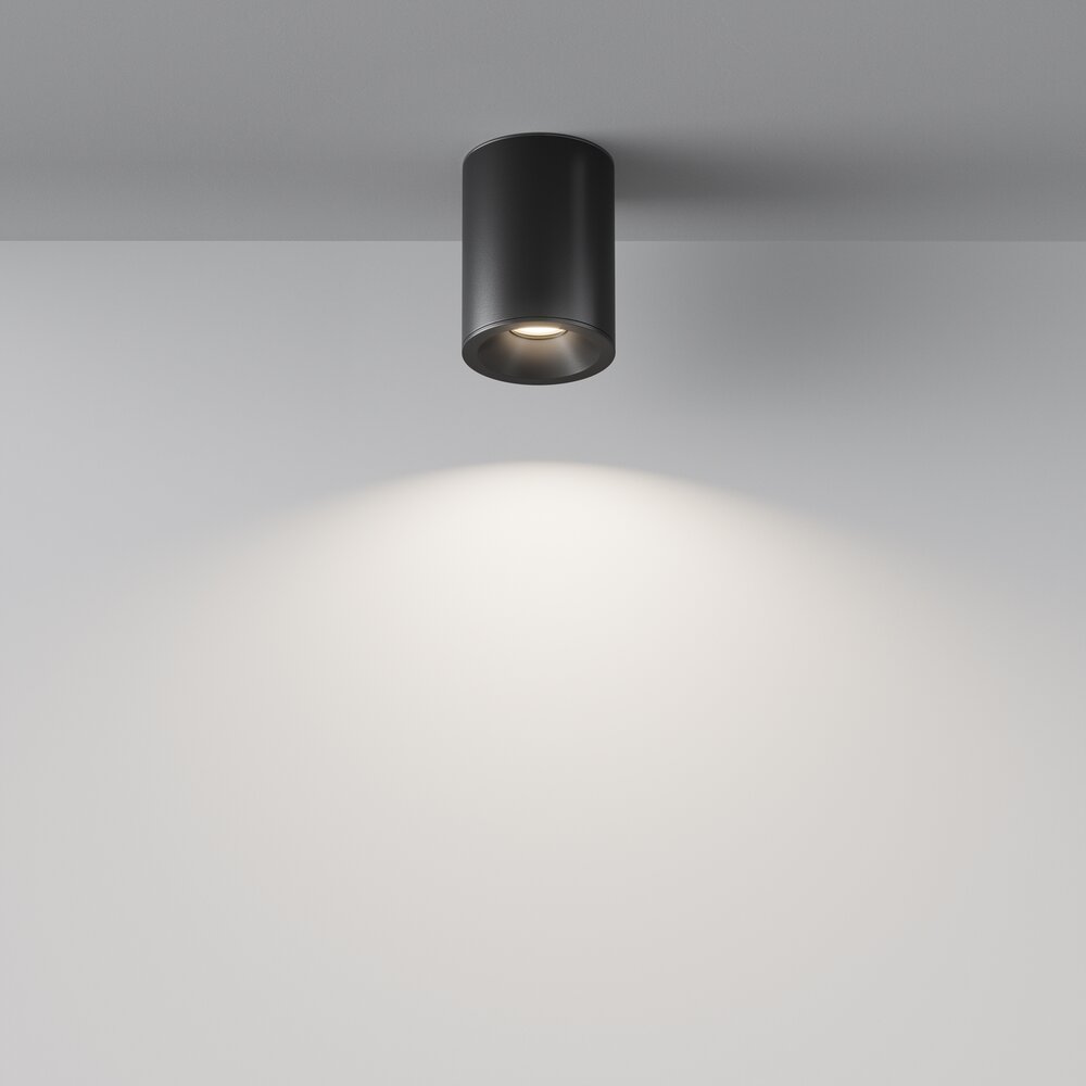 Maytoni Zoom Black Ceiling Light 1 Bulb C029CL01B