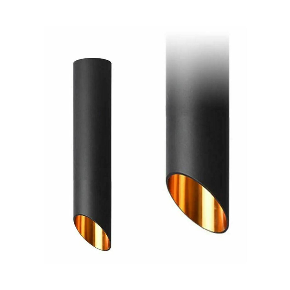 Black/Copper Ceiling Light 30 cm GU-10 Rea Modern APP572-1C