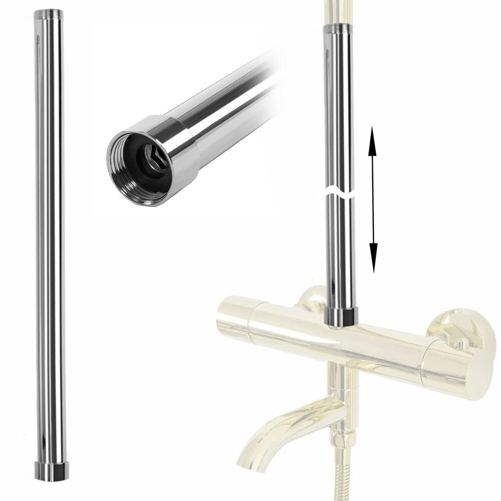 Rea Chrome 50 cm Shower Column Extension