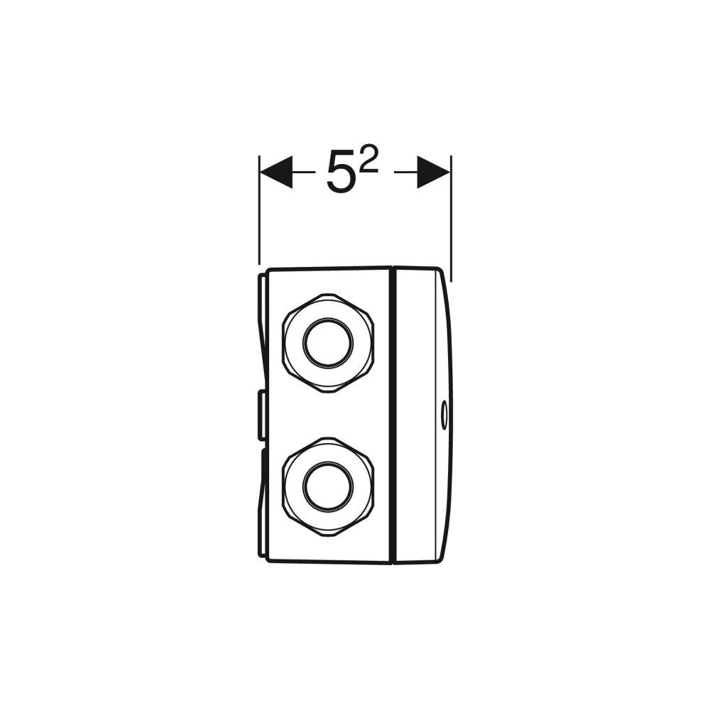 Geberit Duofresh Combined Connection Socket