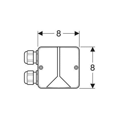 Geberit Duofresh Combined Connection Socket