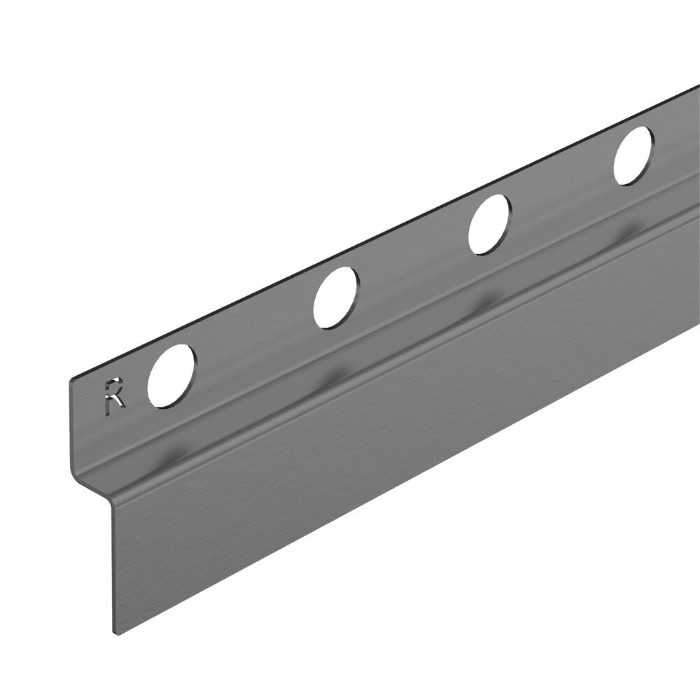Наклонен профил вдясно за стена Balneo Floor Strips 170 cm матово покритие Gun Metal