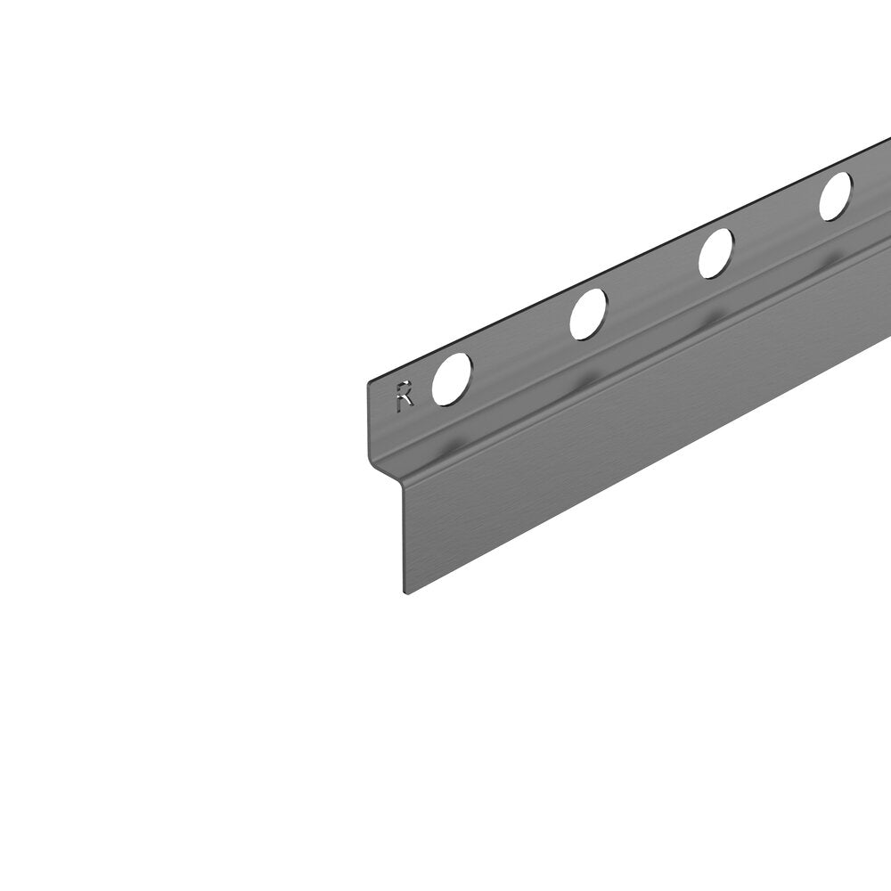 Наклонен профил вдясно за стена Balneo Floor Strips 170 cm матово покритие Gun Metal