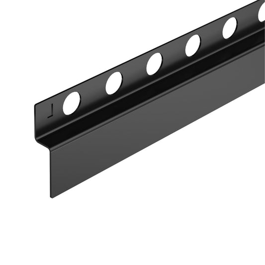 Наклонен профил вляво за стена Balneo Floor Strips 120 cm матово черно покритие