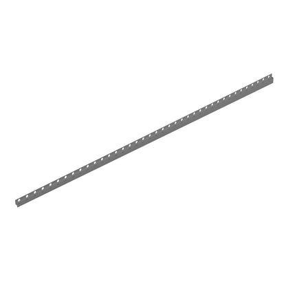 Наклонен профил вляво за стена Balneo Floor Strips 170 cm матово покритие Gun Metal