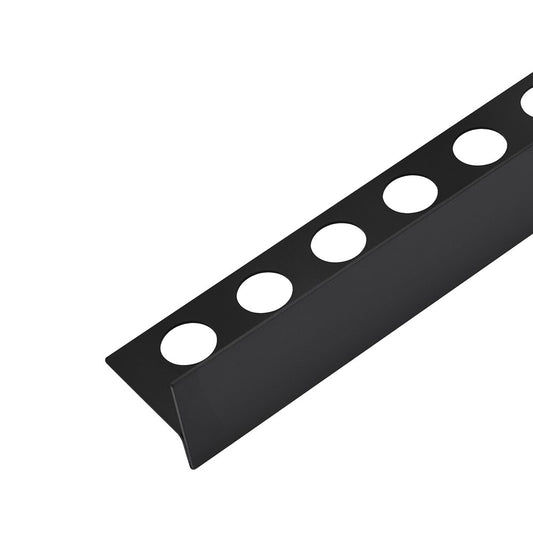 Наклонен профил вляво за под Balneo Floor Strips 170 cm матово черно покритие