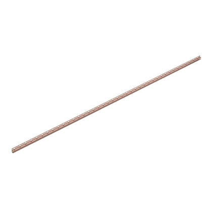 Наклонен профил вляво за стъкло Balneo Floor Strips 170 cm завършване с brushed copper