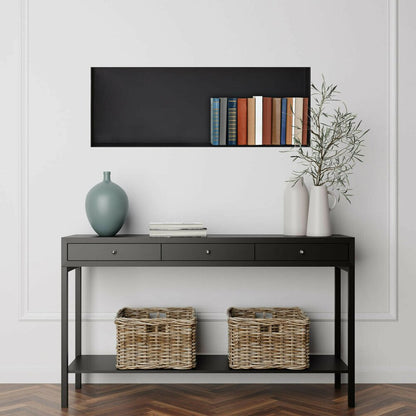 Интегриран правоъгълен рафт Balneo Wall-Box 90x30x10 см без рамка черен