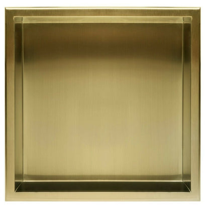 Интегриран квадратен златист рафт Rea 30x30x10 см