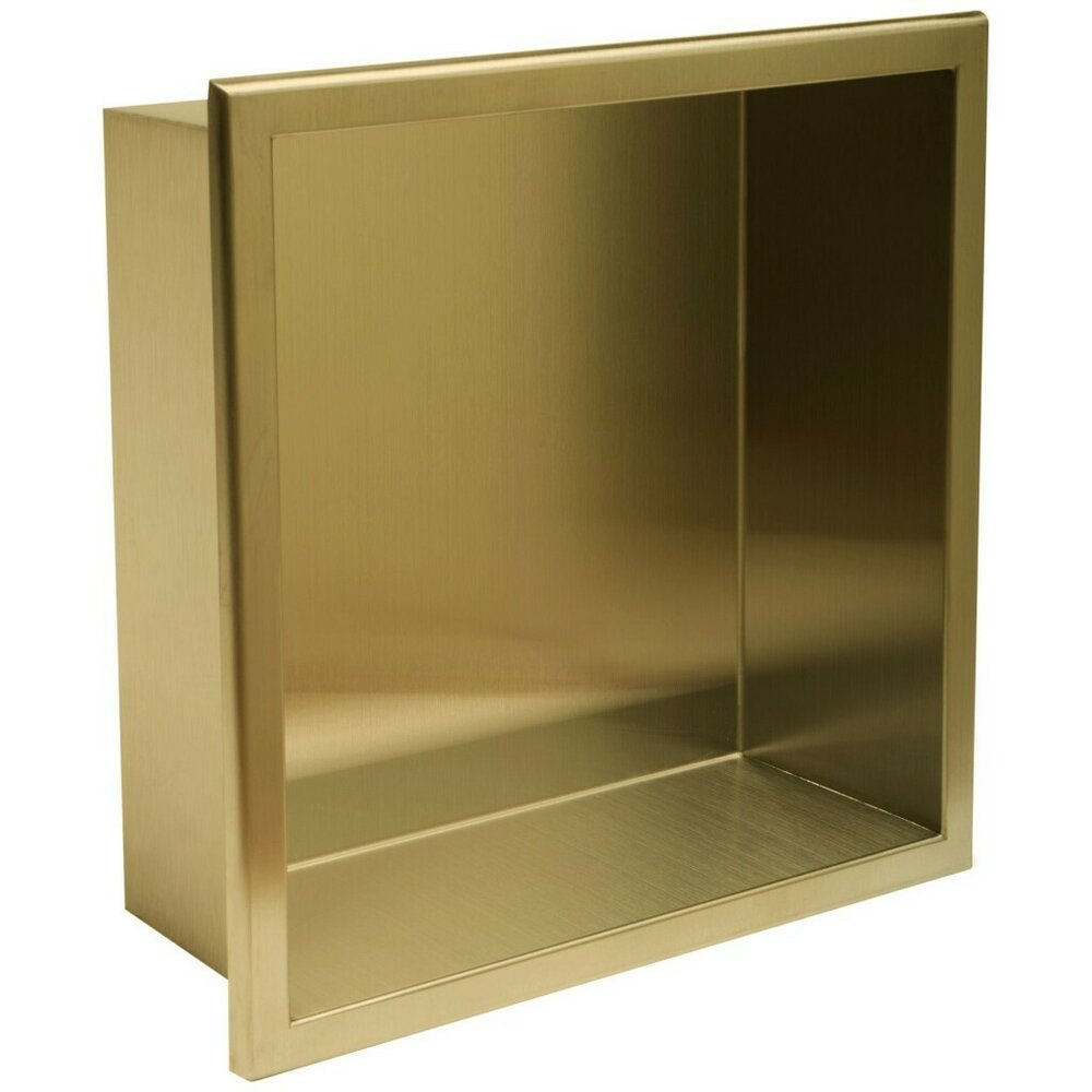 Интегриран квадратен златист рафт Rea 30x30x10 см