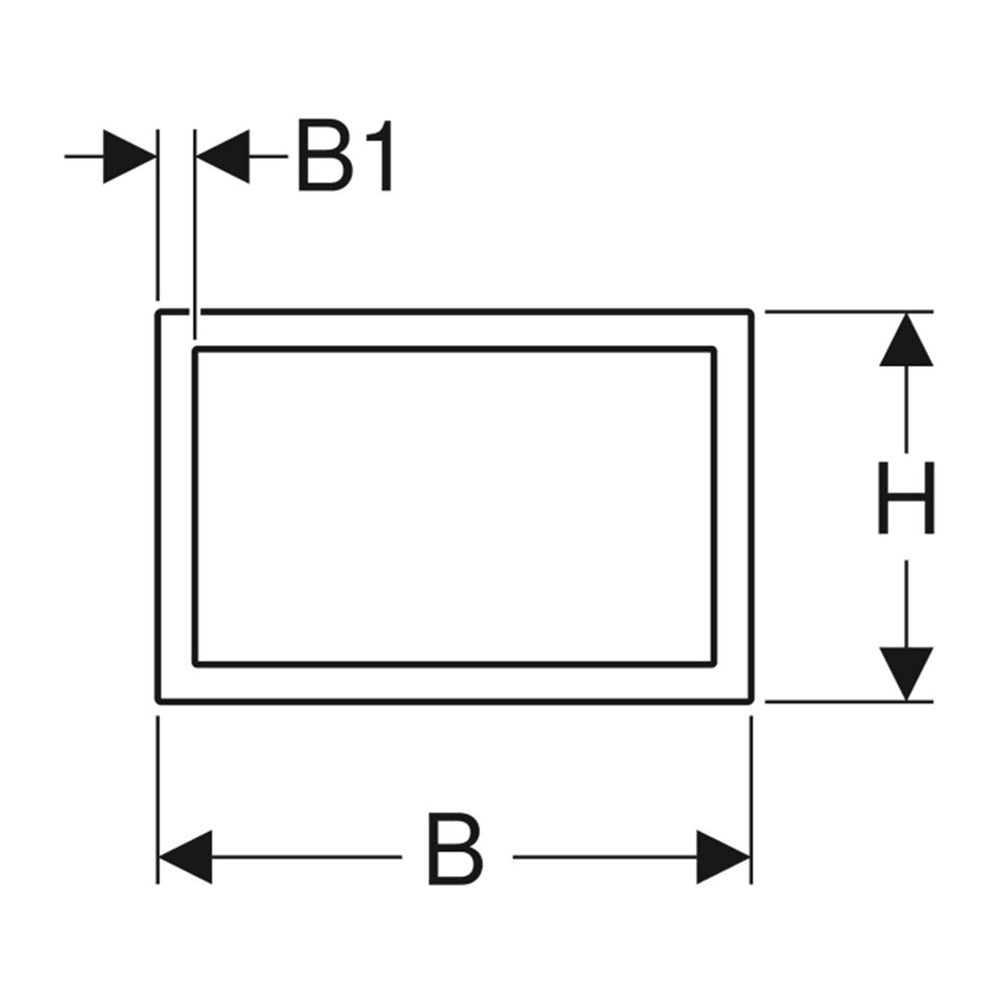 Geberit Sigma60 Chrome Flush Plate