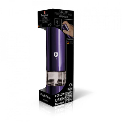 Електрическа мелница за сол и пипер Purple Eclipse Collection BerlingerHaus BH 9290
