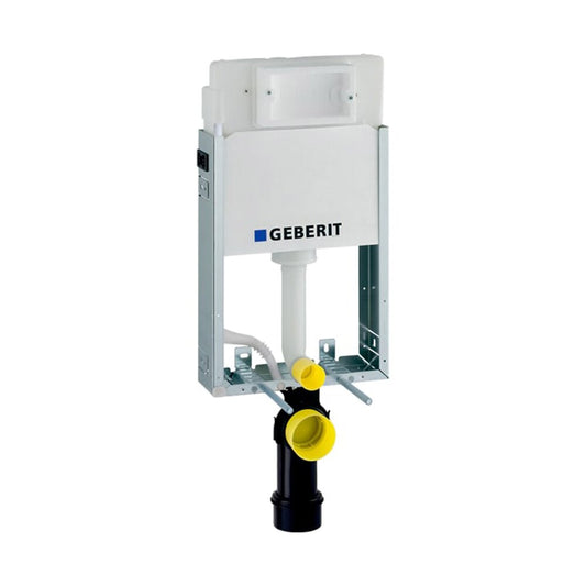 Geberit Delta Concealed Cistern with Kombifix Basic Frame for Wall-Hung Toilet 108 cm, Brick Installation
