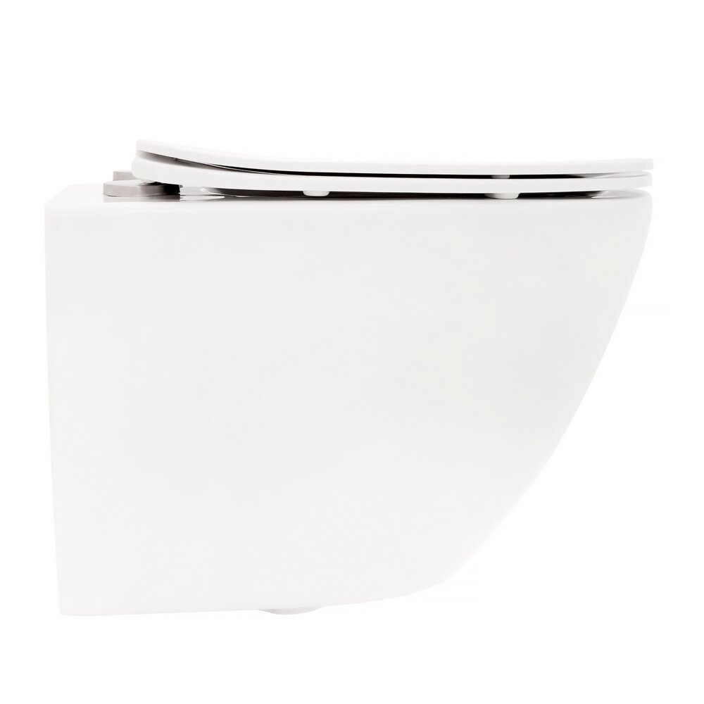 Вградена тоалетна резервоар Hansgrohe iFrame 112 cm с бутон iFrame Element E бронз перлат и тоалетна чиния Rune Ivaldi бяла с капак softclose