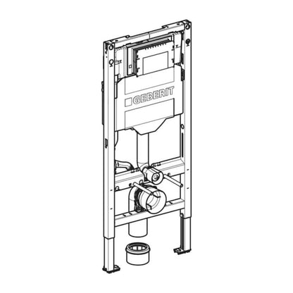 Резервуар за WC с вградена рамка Geberit Duofix Sigma UP320 с фиксираща система и комплект за звукоизолиране