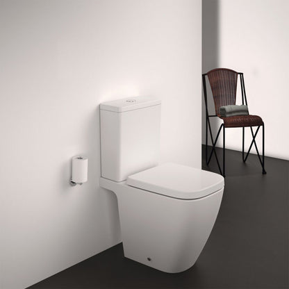 Резервоар за WC Ideal Standard I.life S с долно подаване бял гланц