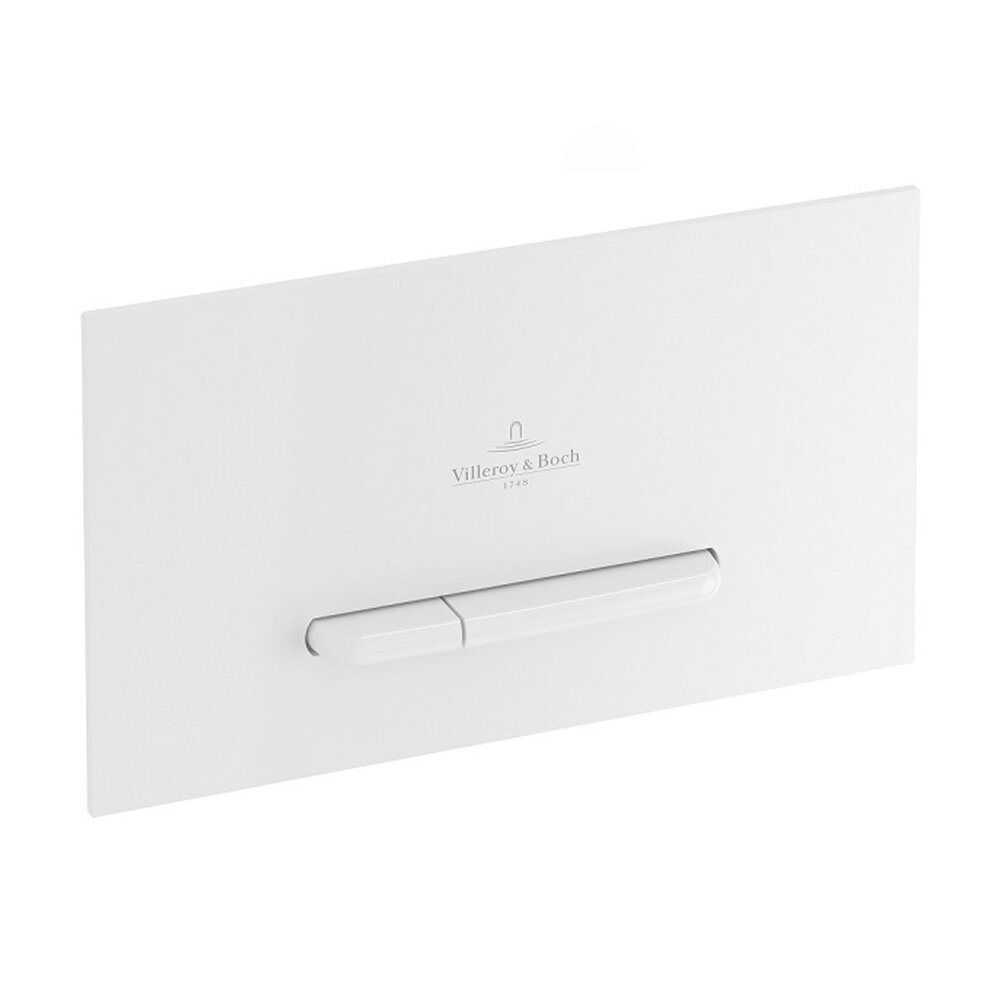 Резервоар за тоалетна с вградено шаси Villeroy&Boch ViConnect с шаси 112 cm и бутон ViConnect 300S бял