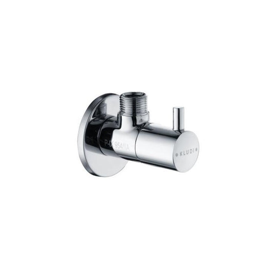 Kludi Corner Faucet Brass with Ceramic Cartridge 1/2-3/8