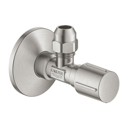 Grohe Corner Faucet 1/2" Supersteel Chrome