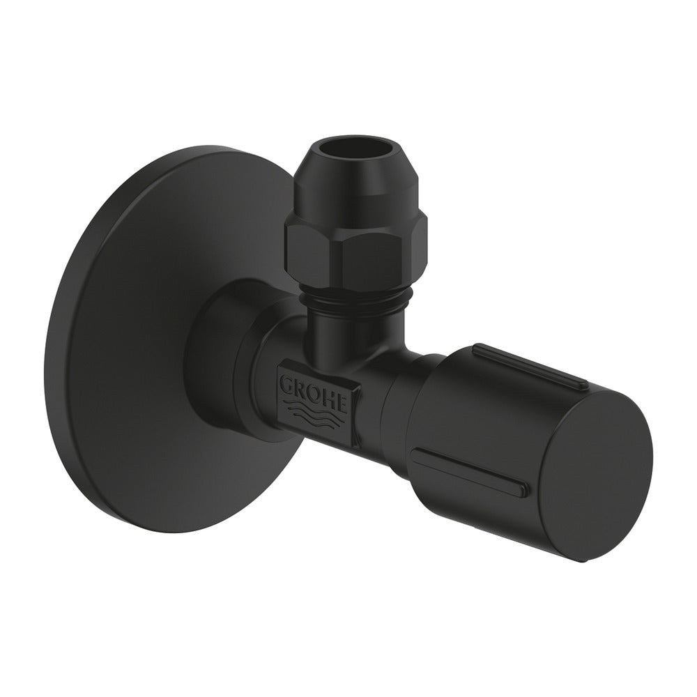 Grohe Corner Valve 1/2" x3/8" Matte Black