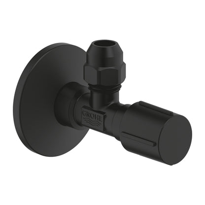 Grohe Corner Valve 1/2" x3/8" Matte Black