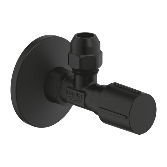 Grohe Corner Valve 1/2" x3/8" Matte Black
