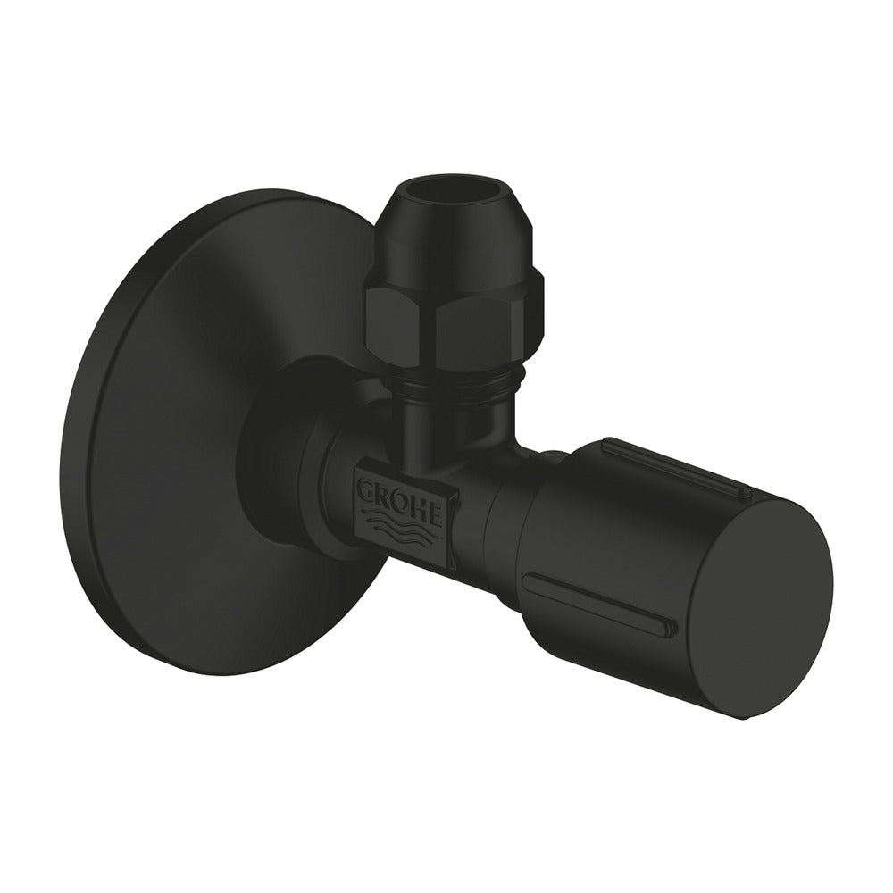 Grohe QuickFix Corner Valve 1/2" Matte Black