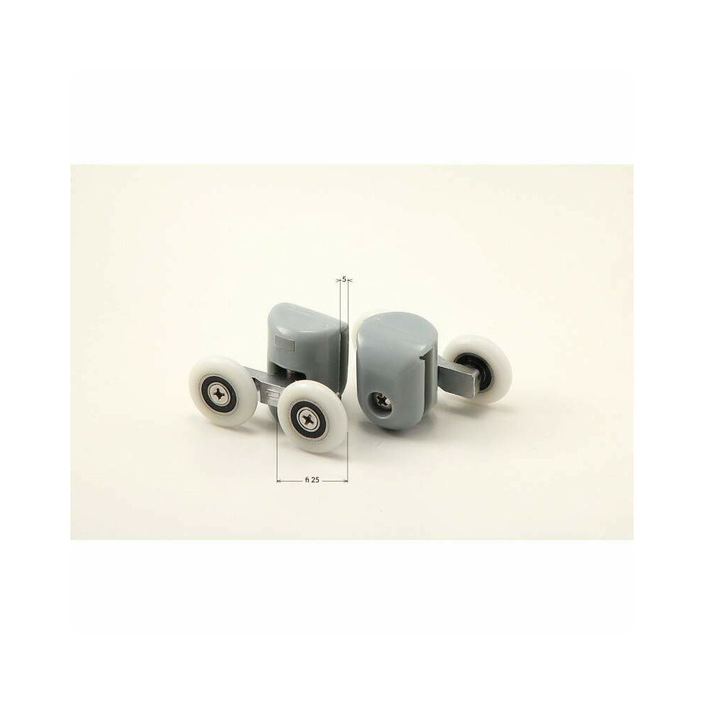 Deante Upper Rollers for 5x25 mm Glass