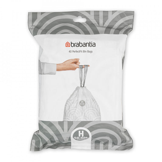 Чанта за боклук Brabantia PerfectFit Touch/Push/Big Bin размер H, 50-60L, 30 бр., пакет 1005488