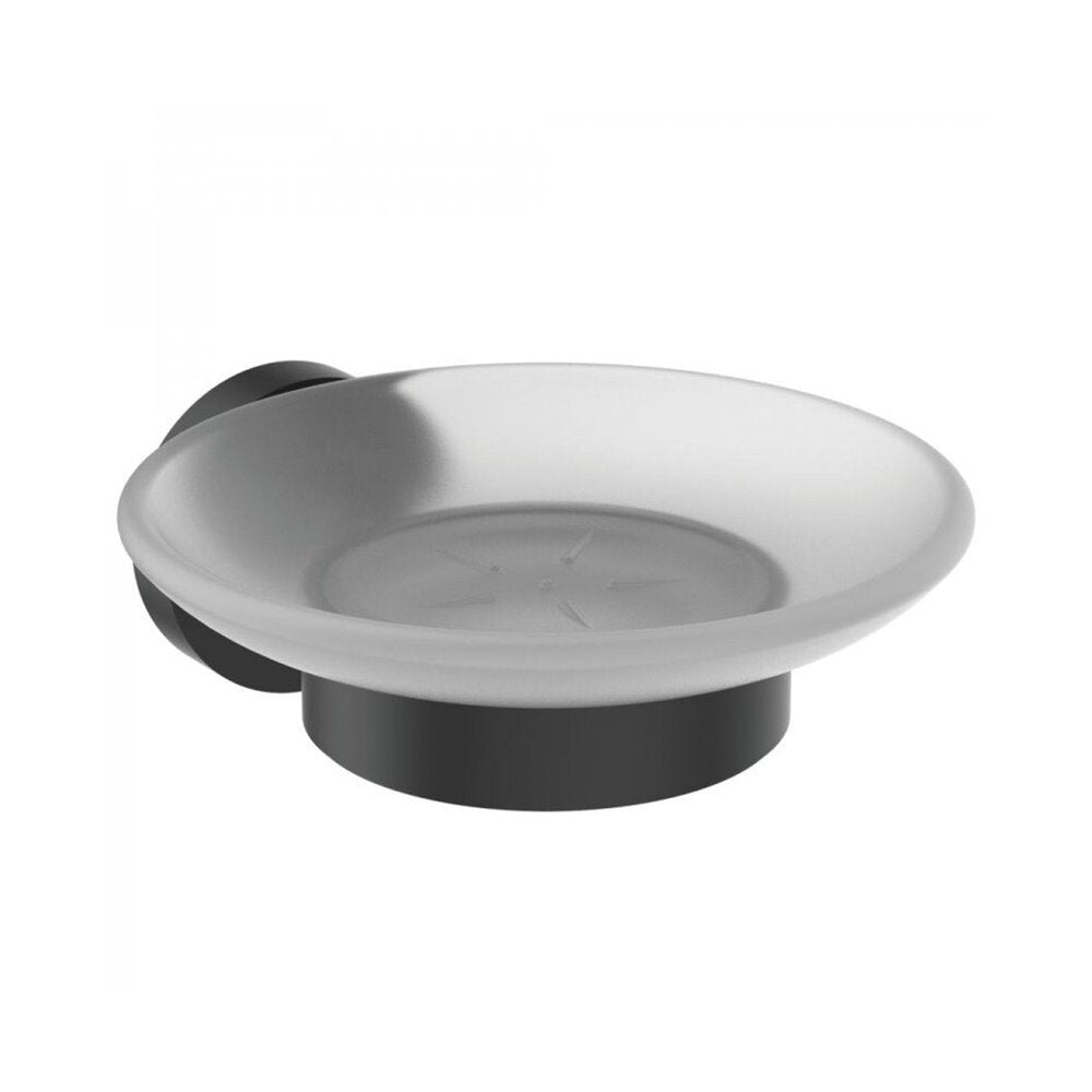 Ideal Standard IOM Matte Black Soap Dish with Holder