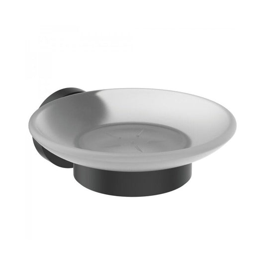 Ideal Standard IOM Matte Black Soap Dish with Holder