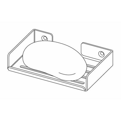 Soap dish Deante Mokko black