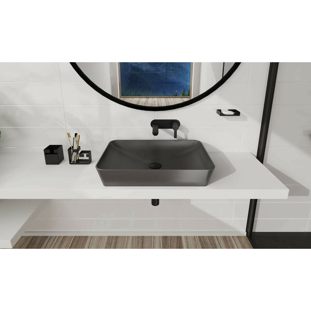 Soap dish Deante Mokko black
