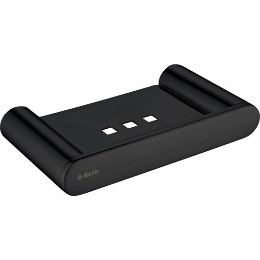Soap dish Deante Round black