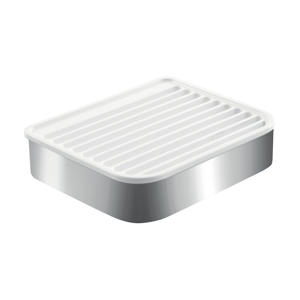 Ferro Emotion Chrome - White Soap Dish