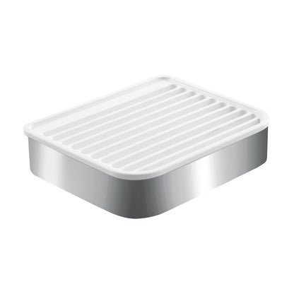 Ferro Emotion Chrome - White Soap Dish
