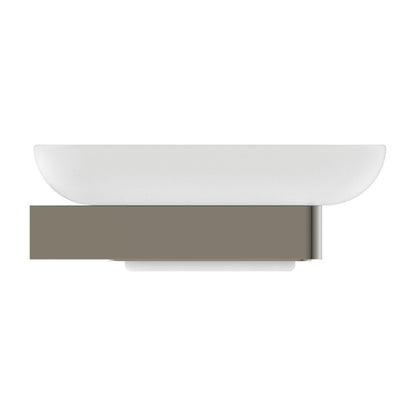 Soap dish Ideal Standard Atelier Conca square design Silver Storm
