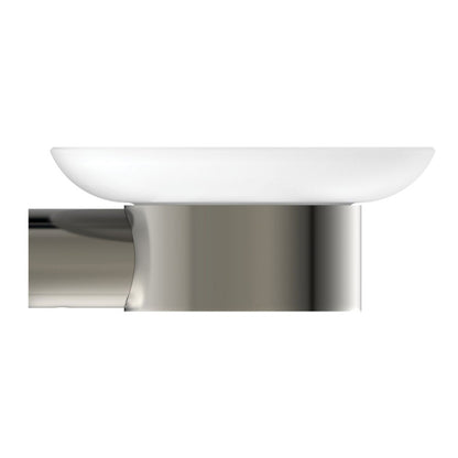 Soap dish Ideal Standard Atelier Conca round design Silver Storm