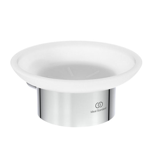 Soap dish Ideal Standard Atelier Conca round design Chrome