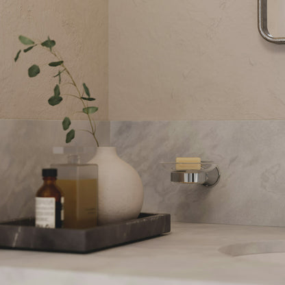 Soap dish Omnires Art Line transparent