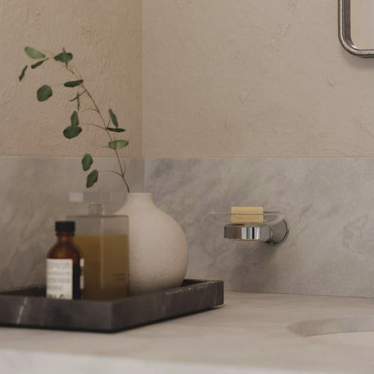 Soap dish Omnires Art Line transparent