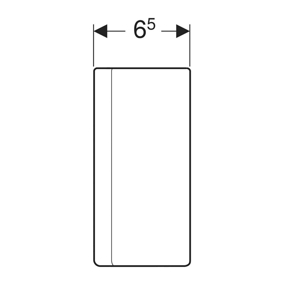 Geberit One Semi-Pedestal for Washbasin White