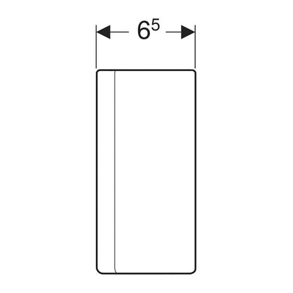Geberit One Semi-Pedestal for Washbasin White