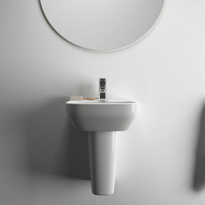 Семипедестал за мивка Ideal Standard i.life A бял гланц