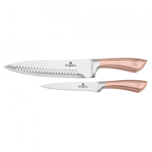 Комплект 2 ножа от неръждаема стомана Rose Gold Collection Berlinger Haus BH 2373