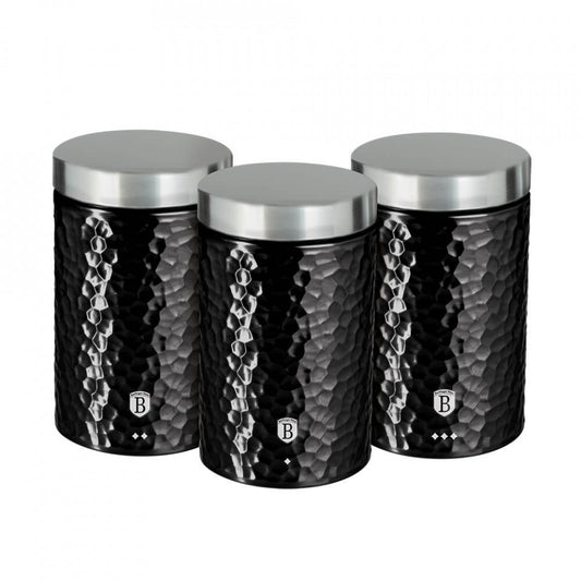 Комплект 3 контейнера за кафе, чай и захар Primal Gloss Collection BerlingerHaus BH 6712