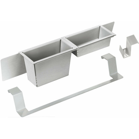 Deante Magnetic Sink Accessory Set Brushed Stainless Steel