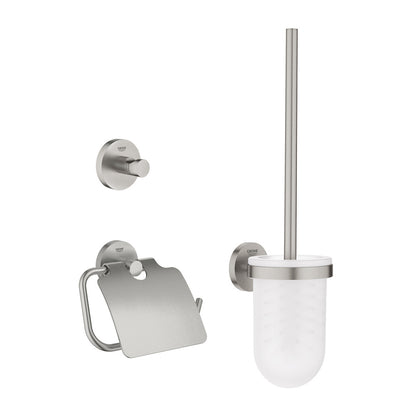 Комплект аксесоари Grohe Essentials City 3 в 1 хромирани Supersteel