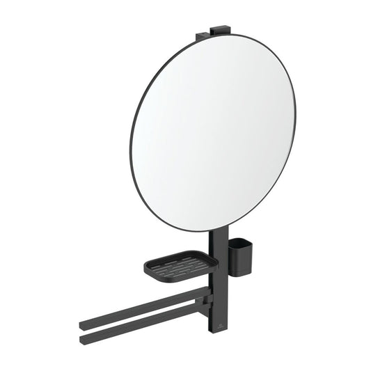 Washbasin Accessories Set Ideal Standard Alu+ Matt Black 80 cm Aluminum