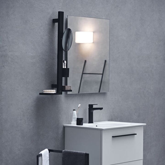 Washbasin Accessories Set Ideal Standard Alu+ Matt Black 70 cm Aluminum with Movable Mirror